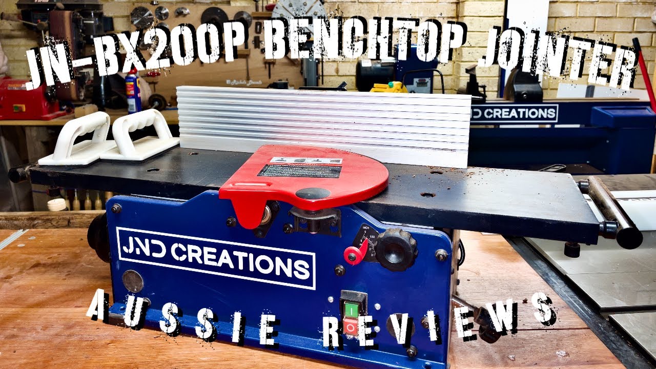 Is a Benchtop Jointer Worth the Money? || Carbatec JN-BX200P Review || Aussie Tool Reviews