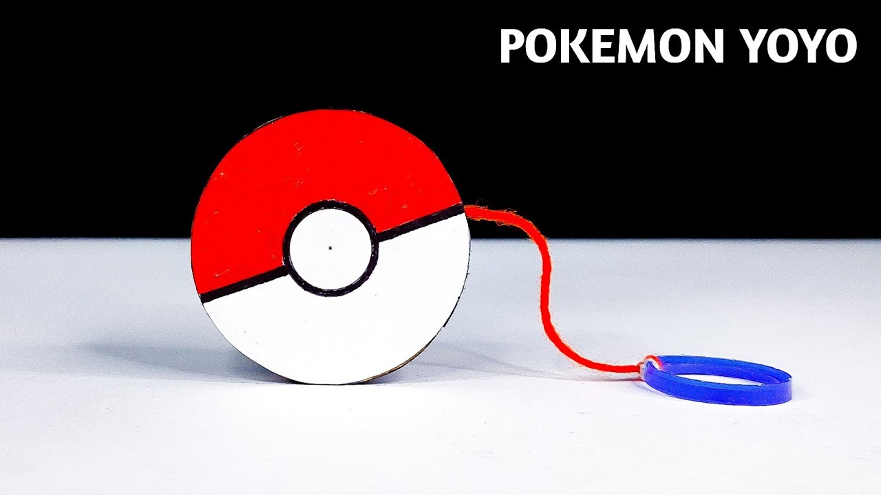 Homemade Pokemon YoYo ( Super Easy )