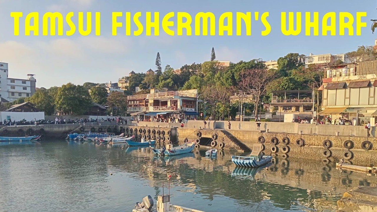 Tamsui Walking Tour | Fisherman's Wharf and lovers bridge for sunset