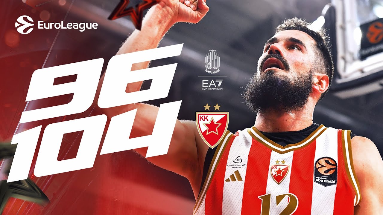 SVI POENI ZVEZDE - EA7 Milano vs. KK Crvena zvezda Meridianbet 96:104 | EL R22