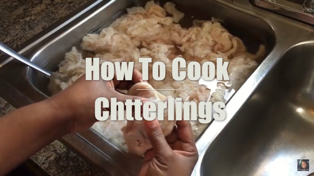How to cook Chitterlings AKA chitlins / tutorial how to wash