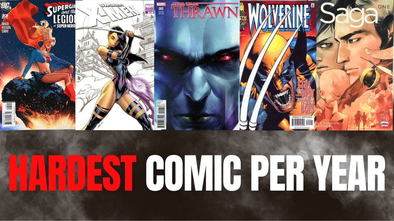 The Hardest Comics to Find For Every Year