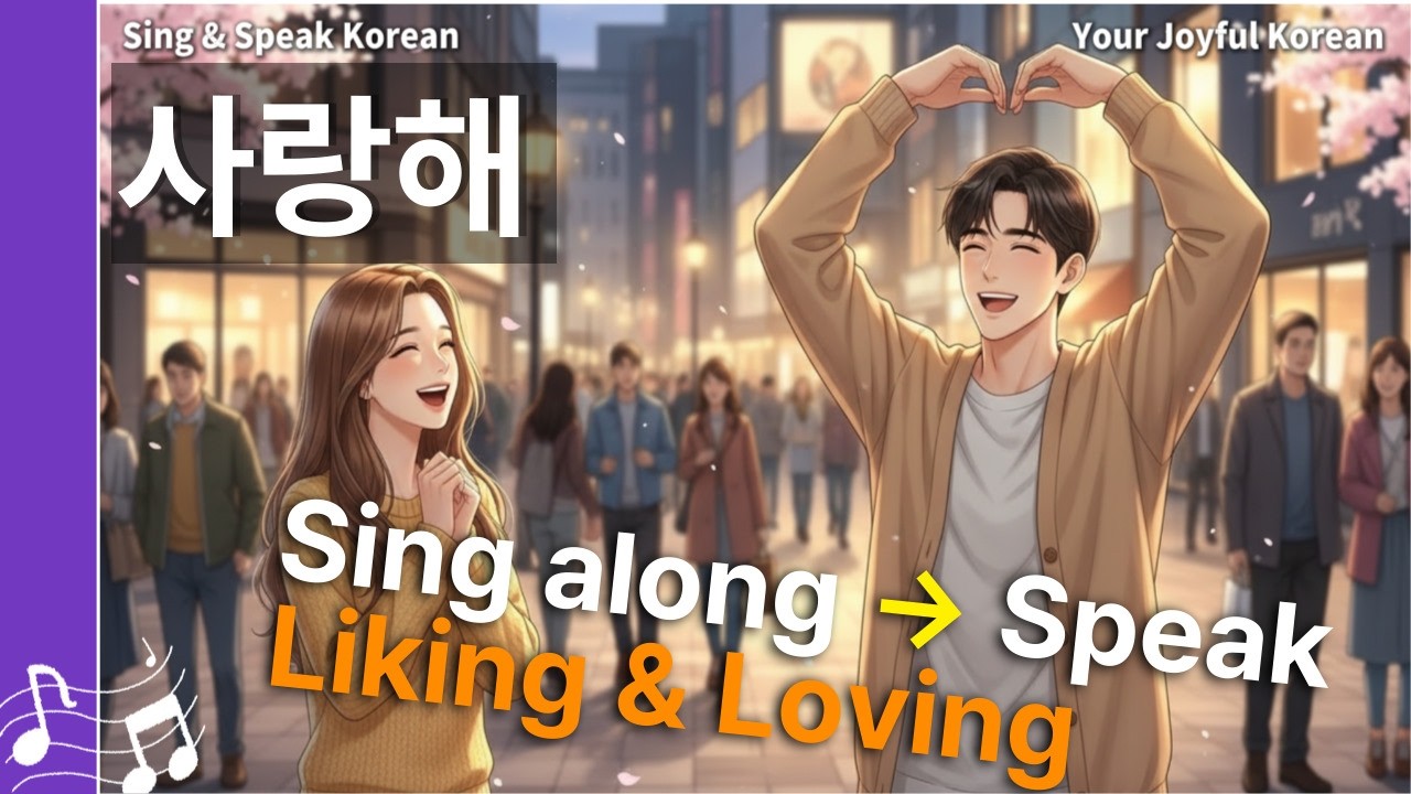 🎤 «좋아해! 사랑해!» — выражения “нравиться / любить” по-корейски | Sing & Speak Korean #6