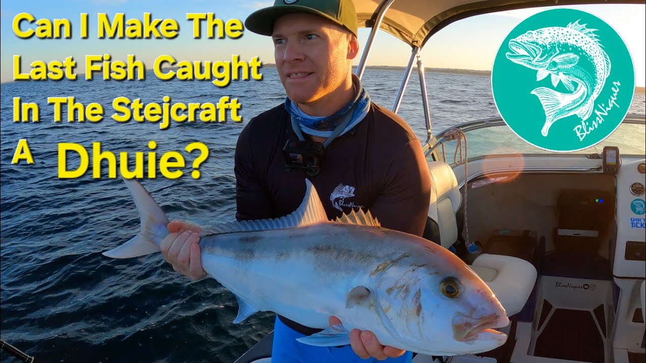 Fishing for Snapper and Dhuies at the local, last trip out in the old boat, Dhuie for Dinner? Ep.87