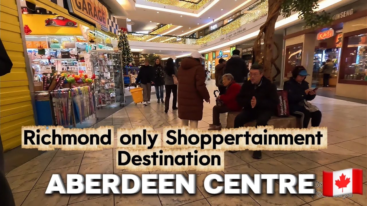 🇨🇦ABERDEEN CENTER Shopping Mall  Outrageous Christmas Display 2025-Richmond,BC Canada 🍁 