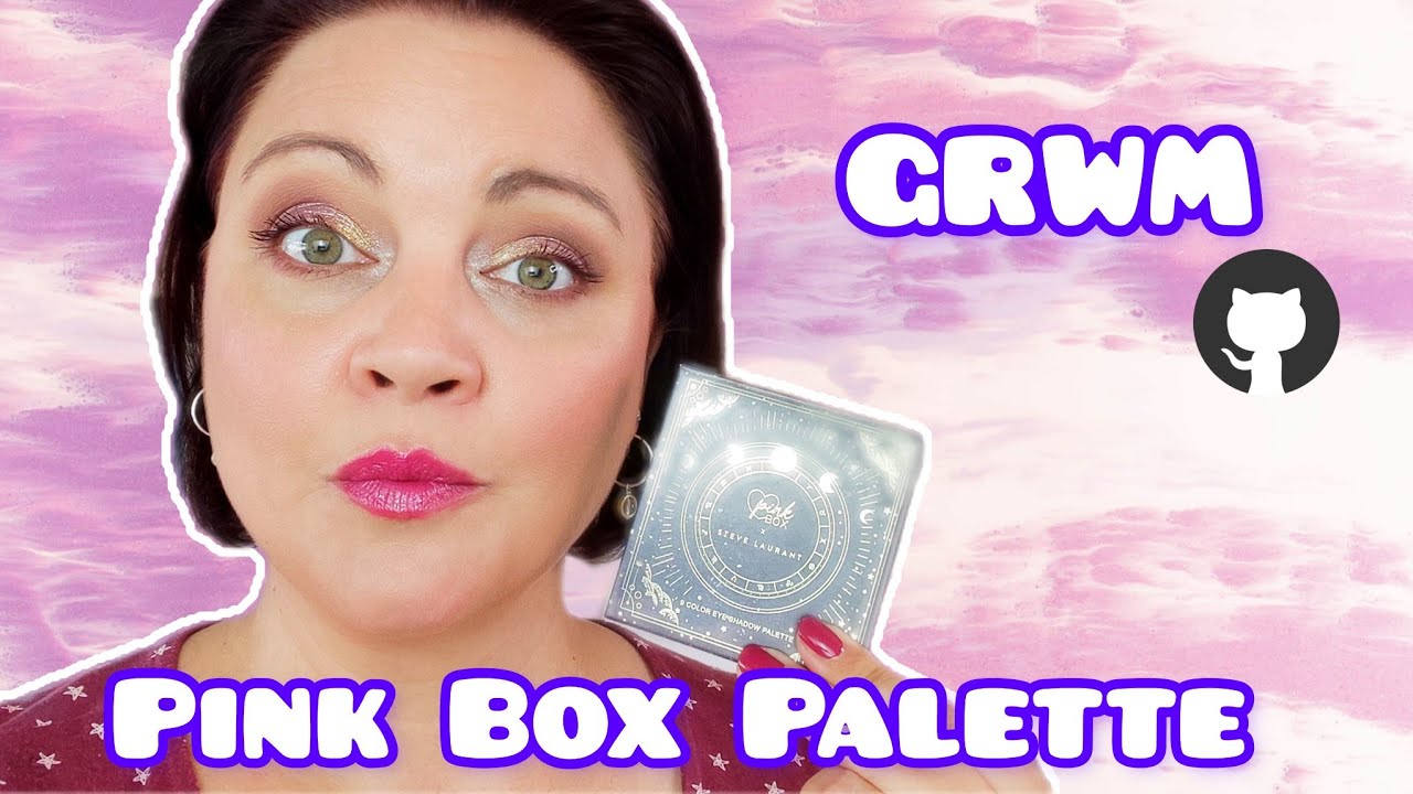 Pink Box x Steve Laurant Palette im Test 2023!! GRWM Ein Alltagslook f&uuml;r &Uuml;40 mit Schlupflidern