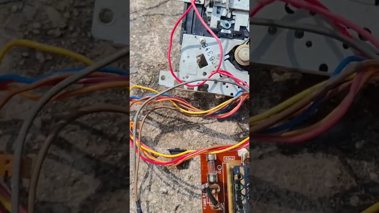 Hitachi TRK W540W cassette player restoration 
