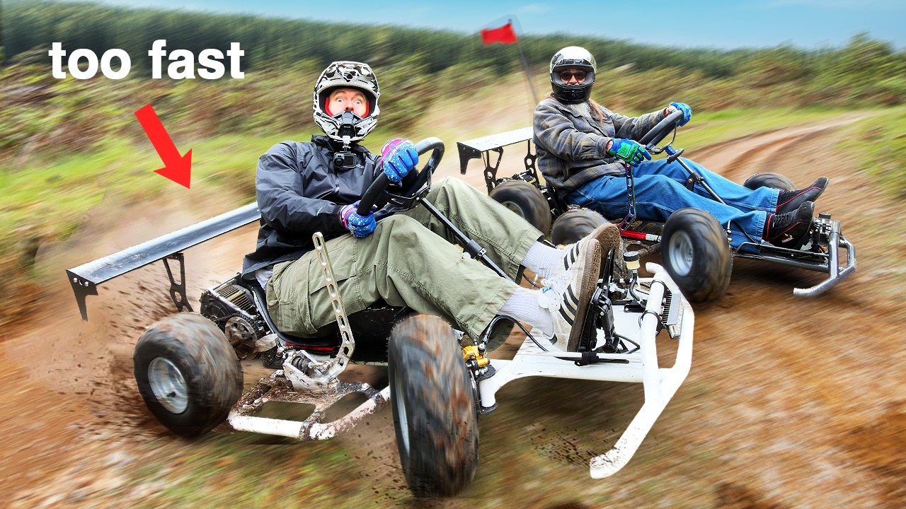 We Built Off-Road Drift Karts (100% electric)