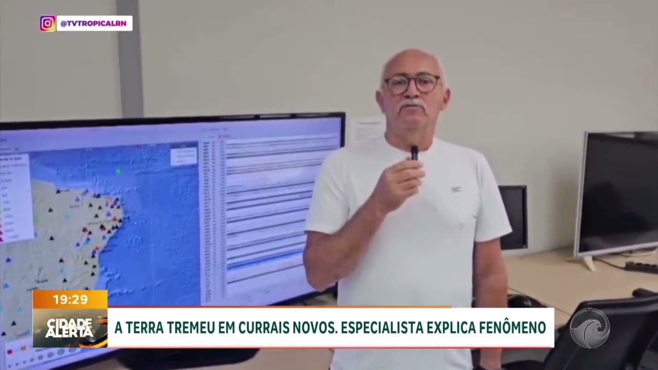 🚨 TREMOR DE TERRA EM CURRAIS NOVOS (RN) 🚨