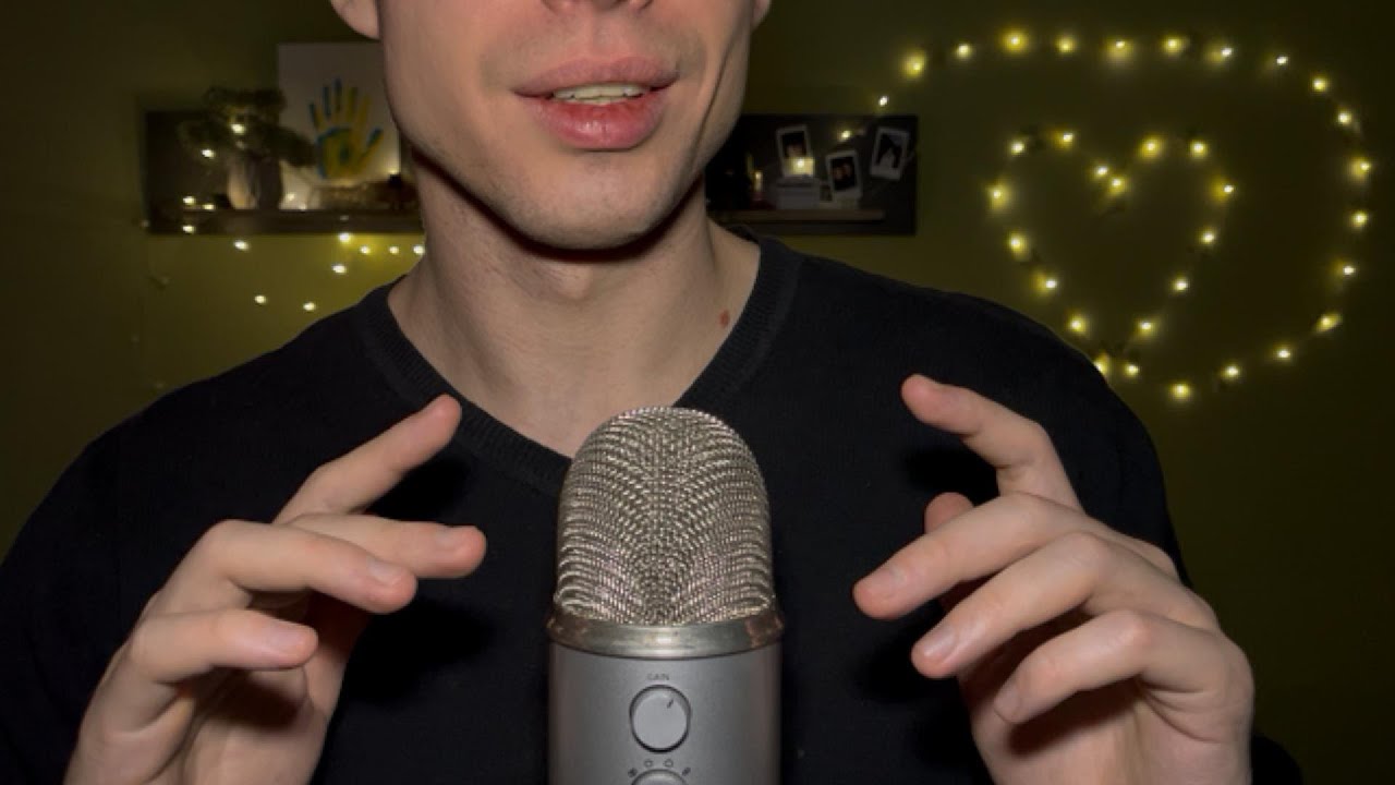 ASMR | Mouth Sounds & Hand Movements (Face Touching, Hand Sounds)