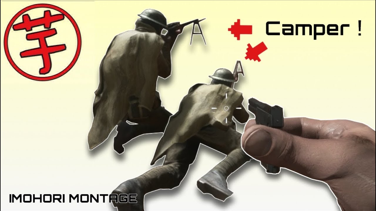 【BF1】イモをバカにする動画 #8【警戒兵カウンター】《芋掘りネタ動画》