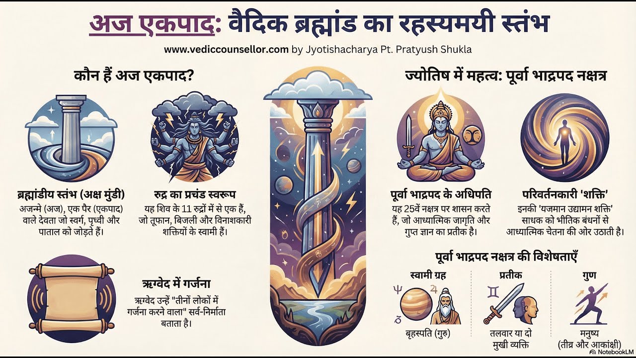 ⚡|| अजैकपाद कैसे जगाते हैं तप, त्याग और महाविनाश ? पूर्वाभाद्रपद नक्षत्र का भयावह रहस्य || #jyotish