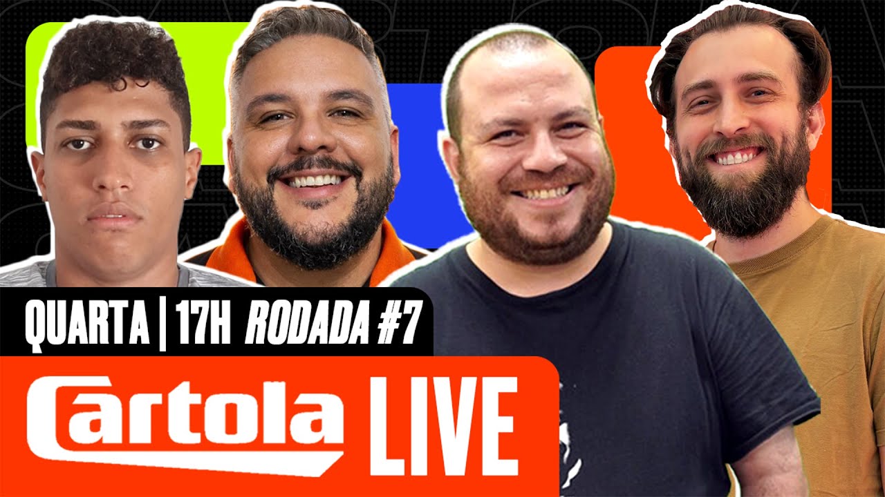 LIVE DO CARTOLA! Tá com dificuldades pra fechar o time? Vem pegar dicas pra 7ª rodada