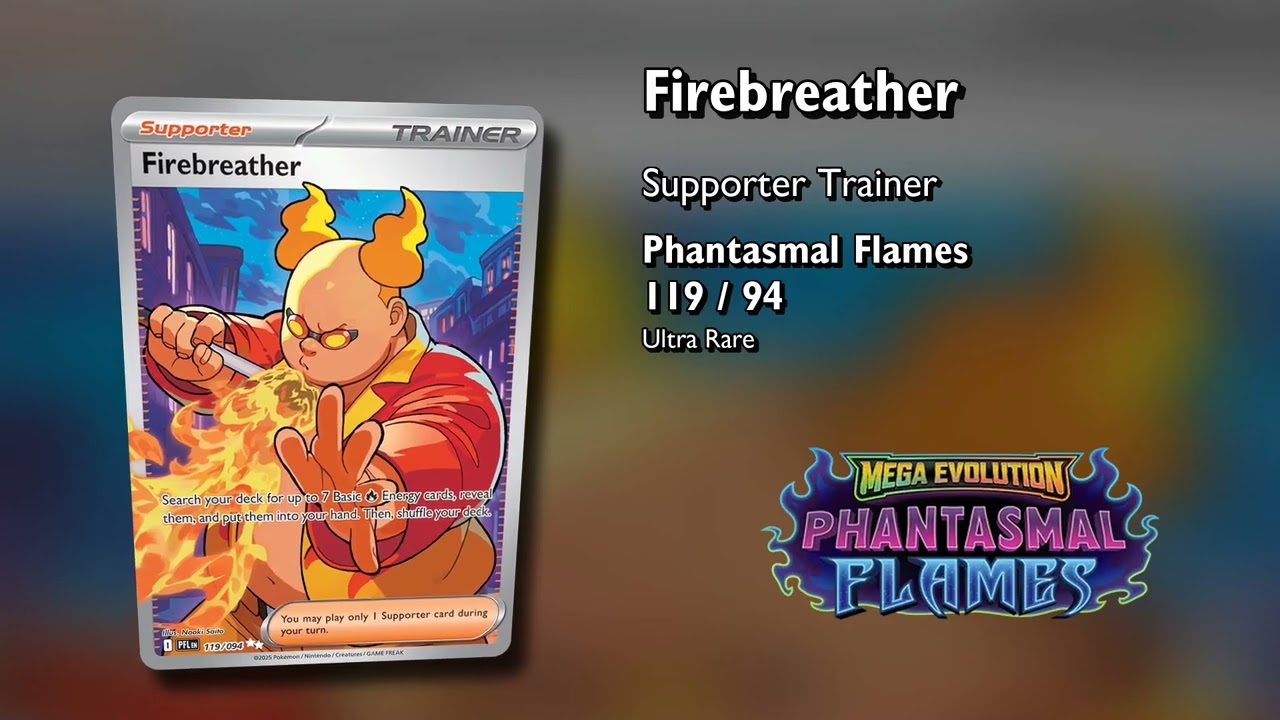 PFL 119 Firebreather Trainer   Phantasmal Flames   Naoki Saito   Cozy Cardboard Chronicle