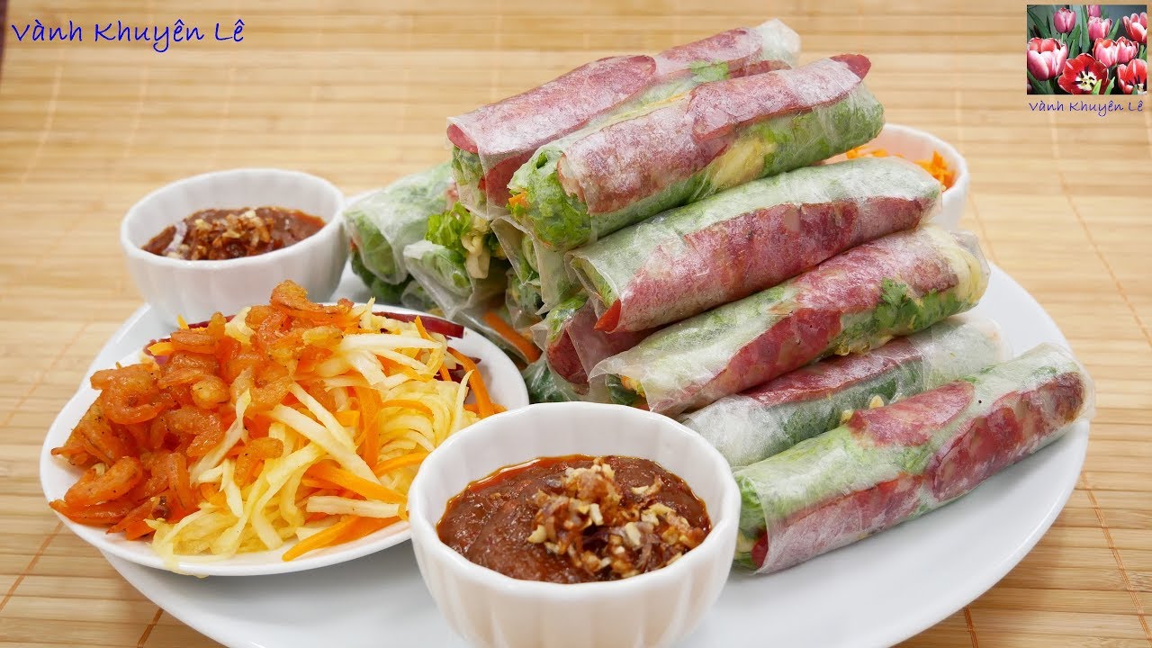 BÒ BÍA, Bí quyết Bánh Tráng để Lâu Không Khô, Không Rách, Cách Pha các Loại Nước Chấm by Vanh Khuyen