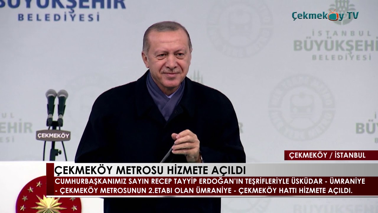 Çekmeköy Metrosu Açılış Töreni