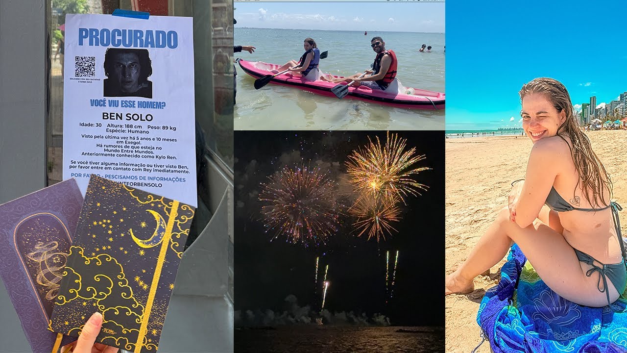 vlog geralzão - Praia, Fanfics Reylo , The Hunt For Ben Solo, livros e coisas assim.