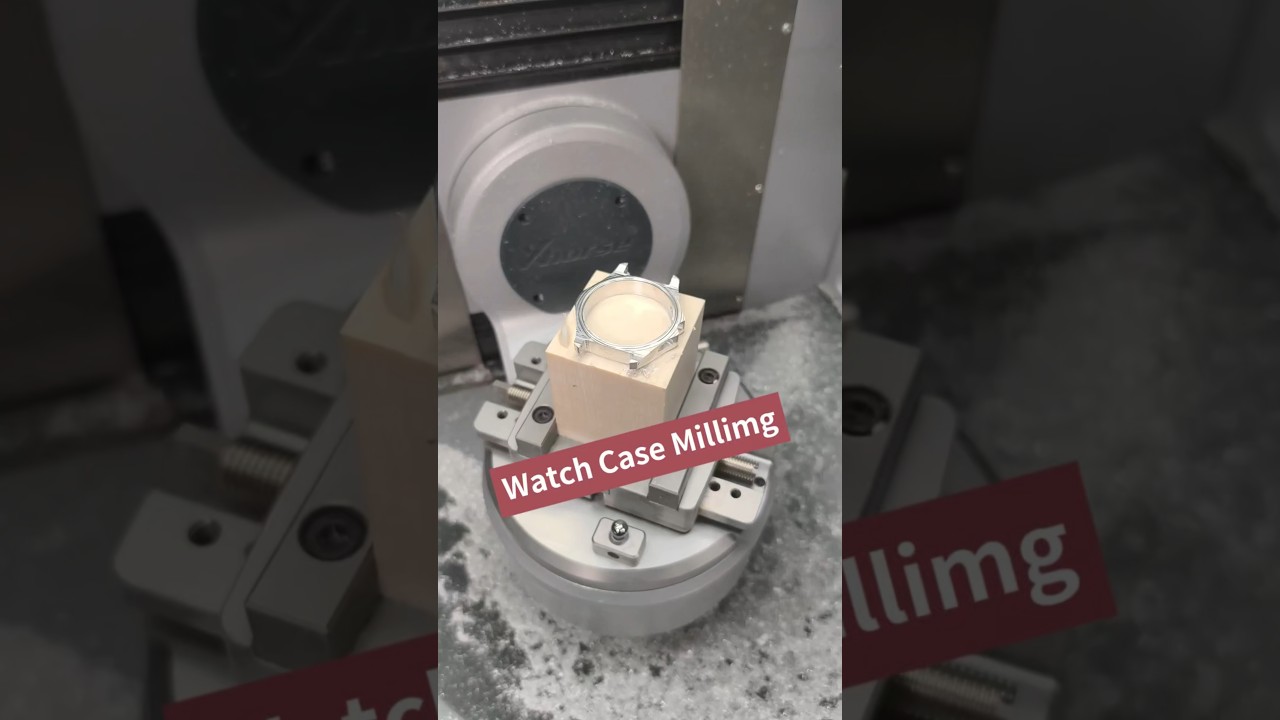 Machining Watch Case Using Xmachine XM-100 Desktop 5-axis CNC#cncmachine #minicnc