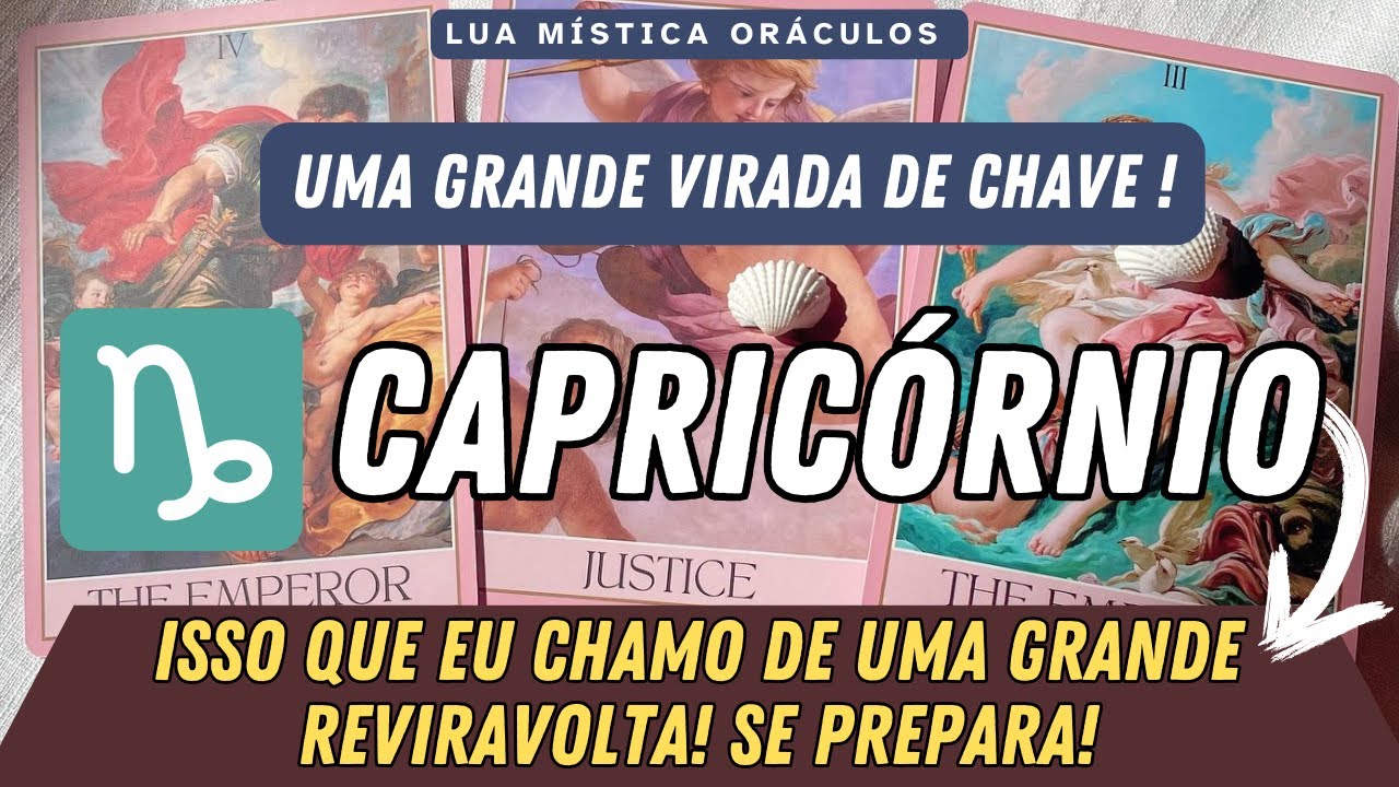 CAPRICÓRNIO ♑️ UMA GRANDE VIRADA DE CHAVE! ISSO QUE EU CHAMO DE UMA GRANDE REVIRAVOLTA! SE PREPARE!