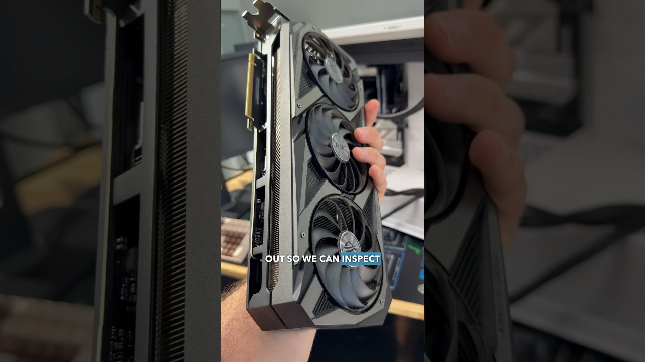 GPU Overheating! #repair #pc #techtips #gpu #pcbuild #computerrepair #pcrepair #gamingpc