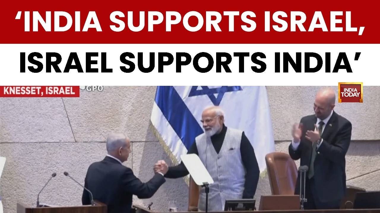 Netanyahu To PM Modi: 'India Supports Israel Because It Understands Israel Is Defensive Wall'