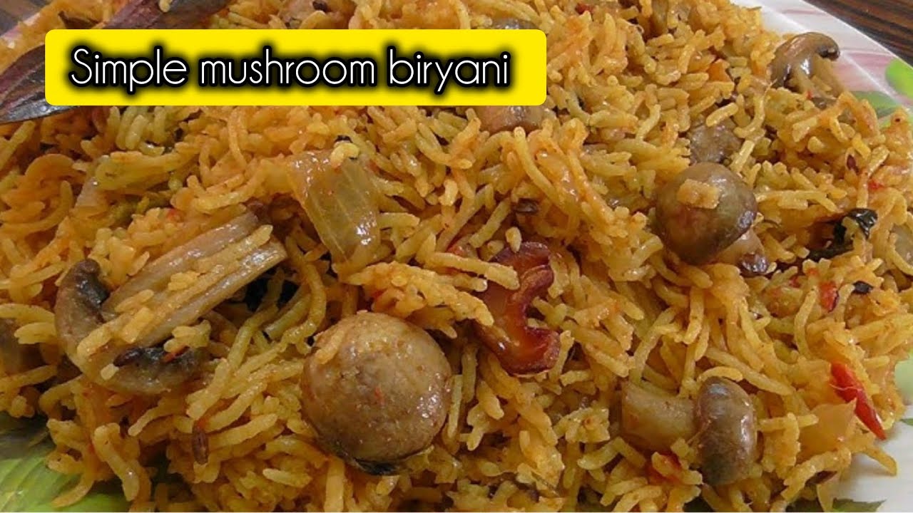 Mushroom biriyani  | 🍄 காளான் பிரியாணி 