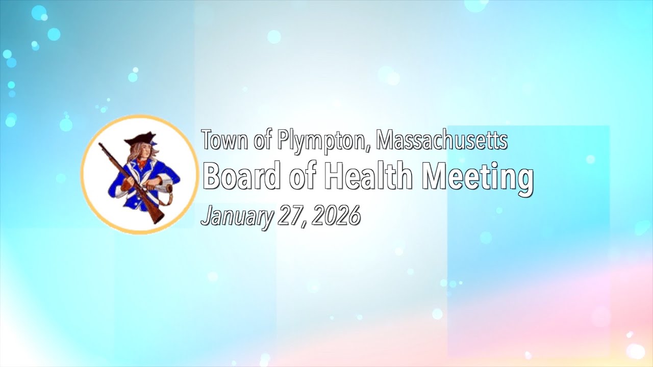 Plympton Board of Health - January 27, 2026
