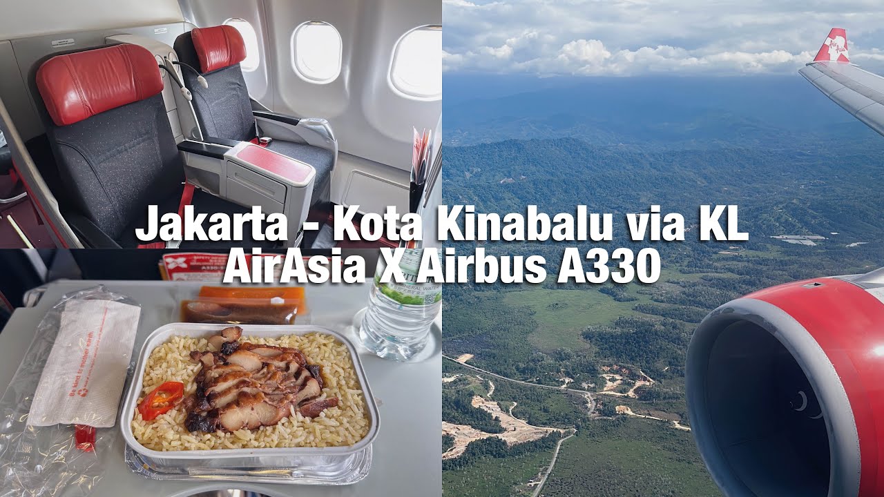 REVIEW AirAsia X Airbus A330-300 di Rute Domestik! | Part 2, KUL - BKI D7674