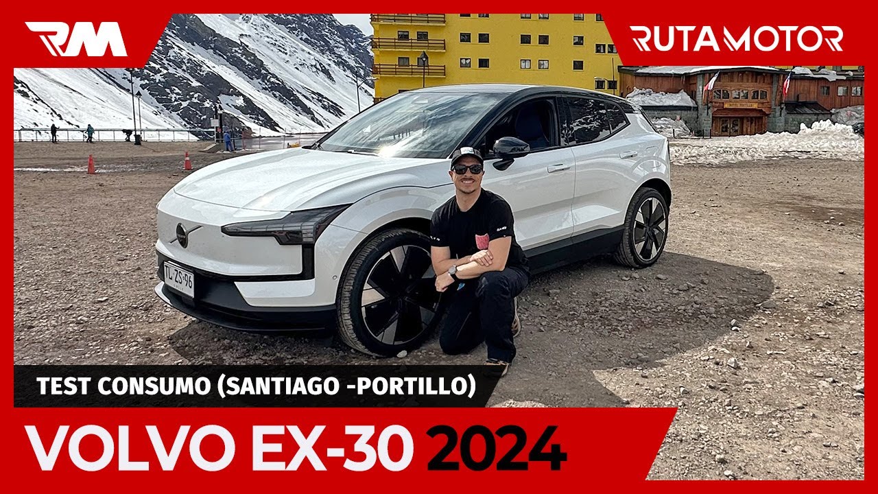 Desafío autonomía Volvo EX30 - ¿Cuán eficiente es un eléctrico al subir la cordillera?