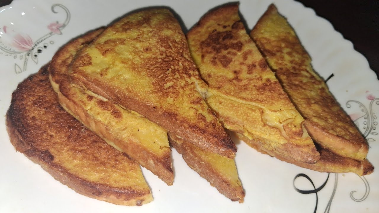 পাউরুটি দিয়ে ডিমের অমলেট  রেসিপি  l Homemade   Bread omelette Bengali style l