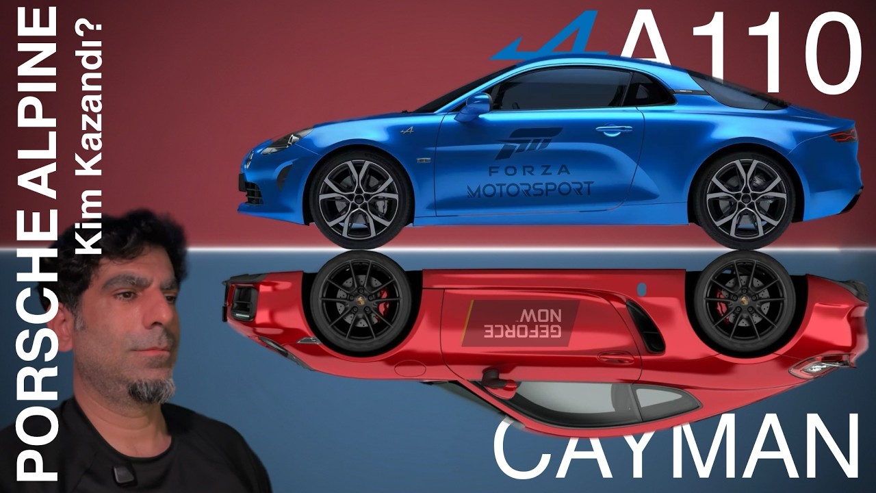 Geforce Now 4k 60fps Forza Motorsport ile Cayman ile Alpine A110 yarıştırıyoruz. Kim kazandı?
