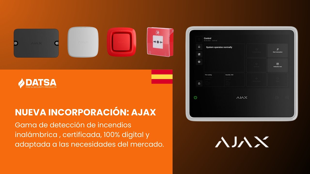 Detección de incendios inalámbrica: AJAX EN54 [Presentación]