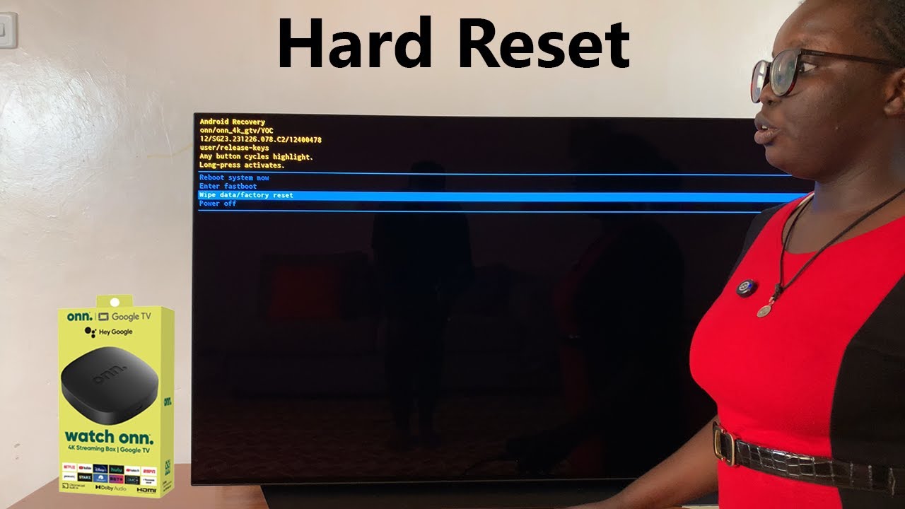 How To Hard Reset Onn Google TV Streamer