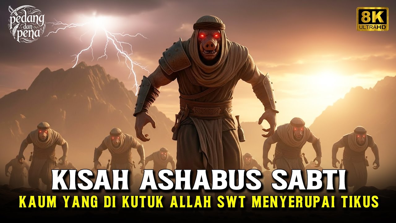 KISAH KAUM ASHABUS SABTI !!  AZAB PALING MENGERIKAN DALAM SEJARAH SAAT MANUSIA DI HUKUM JADI TIKUS