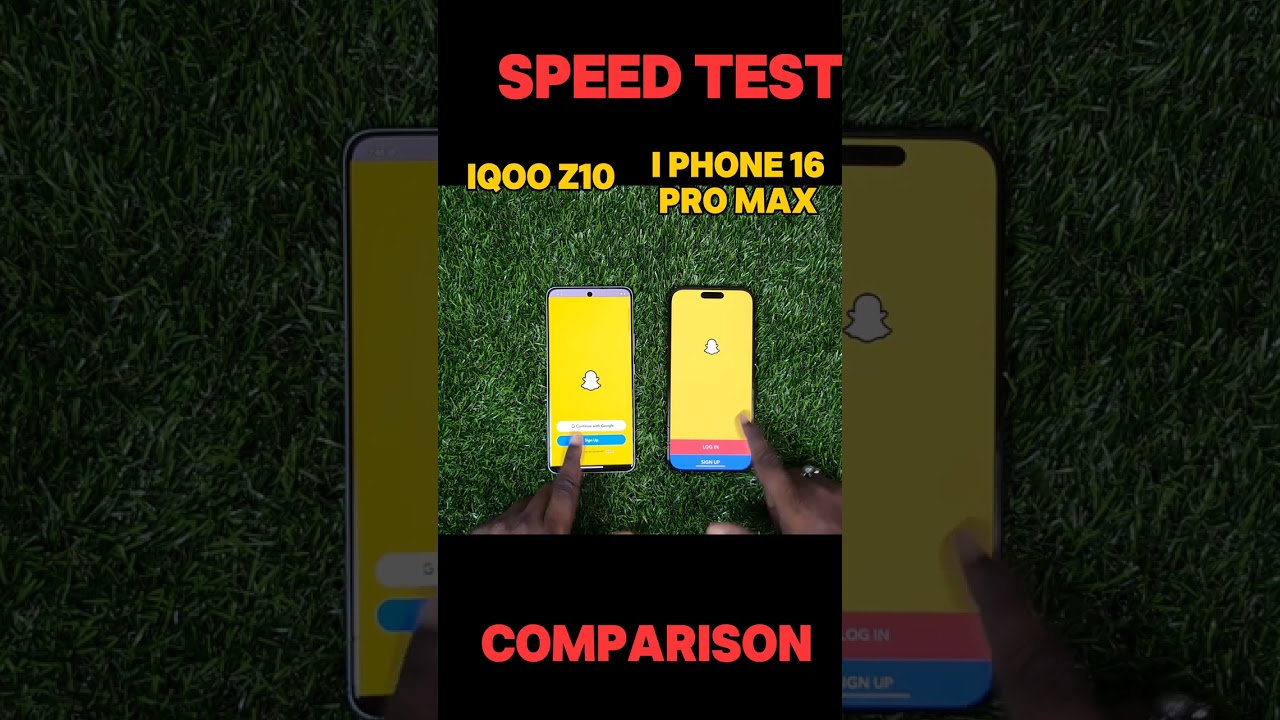 IQOO Z10 VS IPHONE 16 PRO MAX SPEED