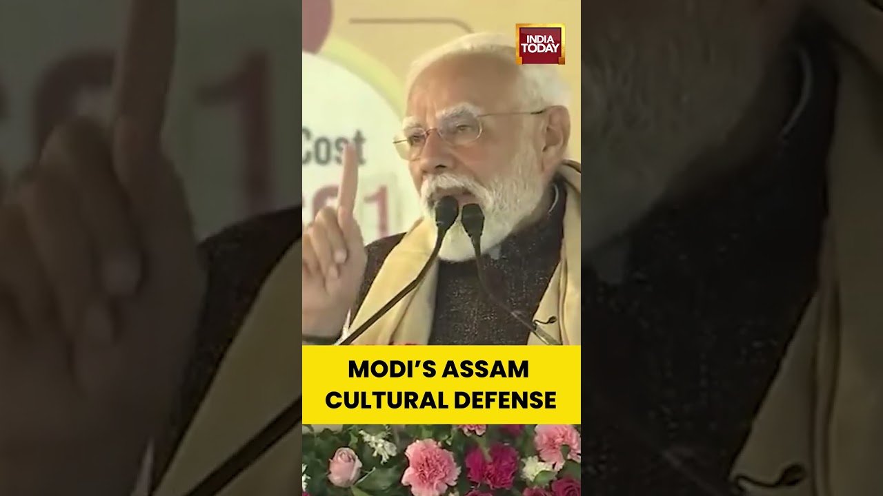 PM Modi&rsquo;s Assam Speech: Cultural Pride and Political Clash | India Today