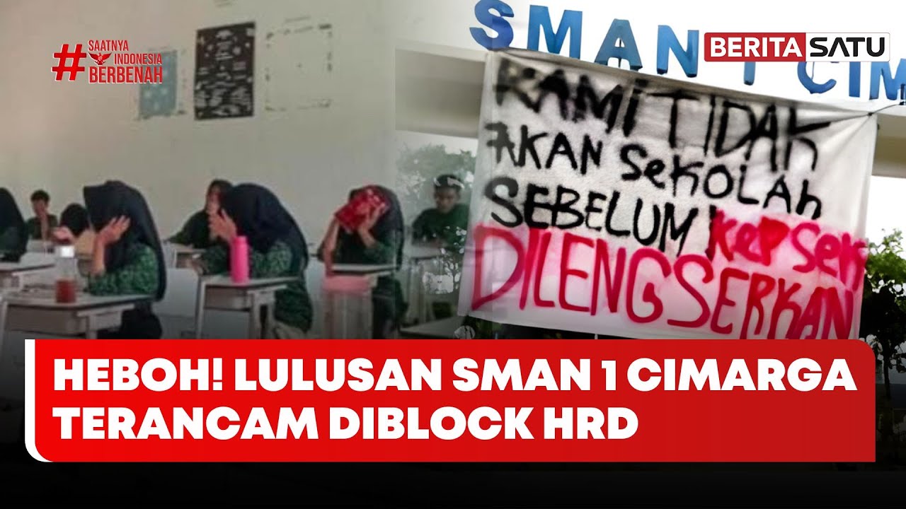 HRD Ramai-Ramai Diminta Blacklist Lulusan SMAN 1 Cimarga Usai Mogok Bela Perokok 