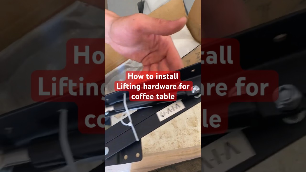 How To Install Lift Up Top Hardware | DIY