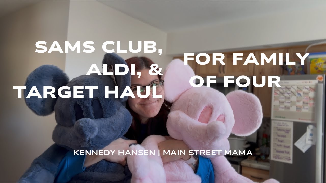 Aldi, Target, & Sam’s Club Haul | For Family of Four, Christmas Finds, On a Budget