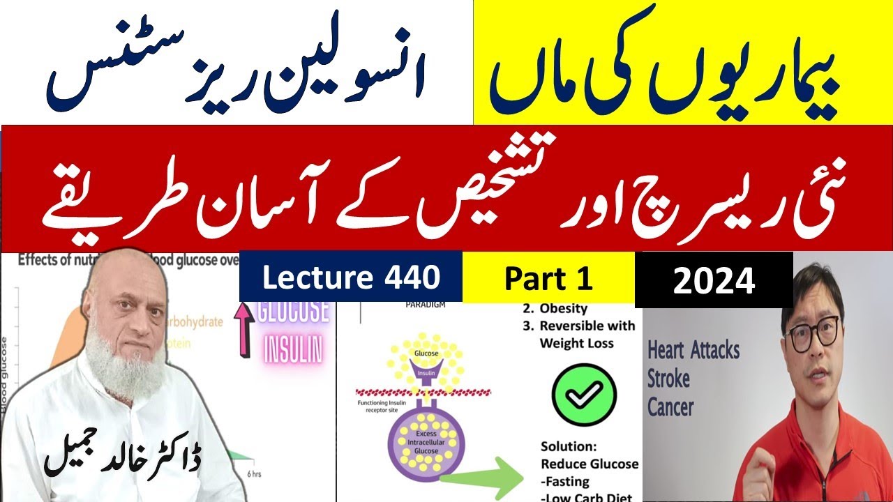 New Update - Insulin Resistance 2024 - How to diagnose and Treat | Lecture 440, part 1