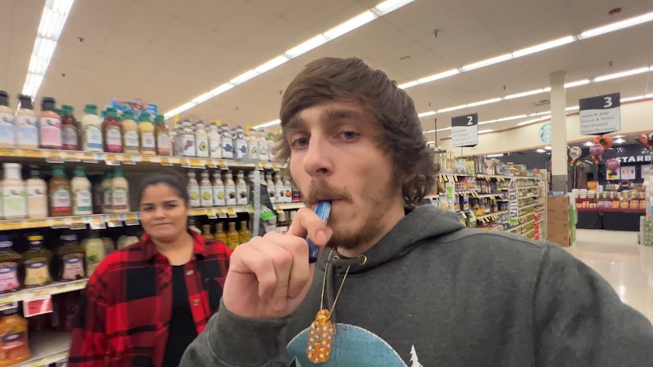 WAY TO FADED AT THE GROCERY STORE...