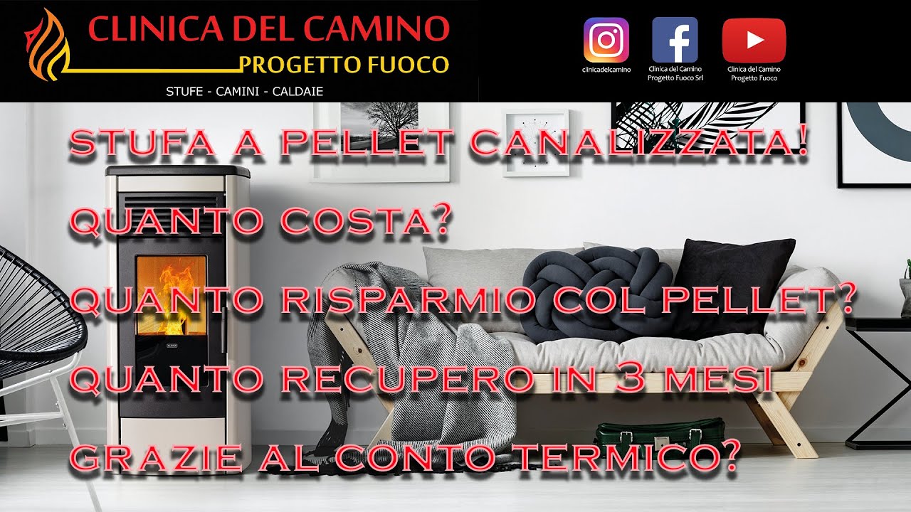 INSTALLAZIONE STUFA A PELLET CANALIZZATA! QUANTO COSA INSTALLARLA? QUANTO PELLET CONSUMA?