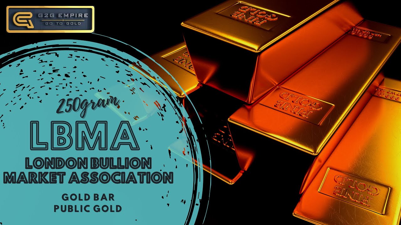 PUBLIC GOLD | 250 Gram London Bullion Market Association(LBMA) Gold Bar