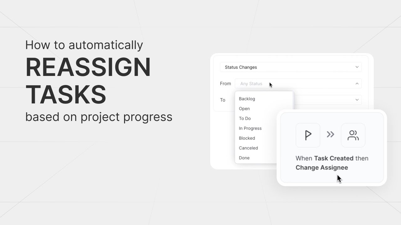 How to automatically reassign tasks based on project progress