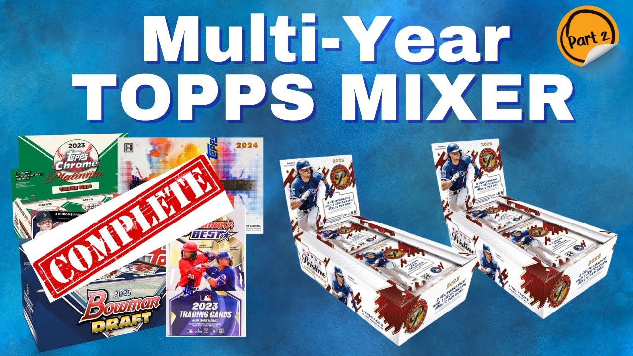 Multi-Year Topps Baseball Mixer! Not-For-Profit Break!