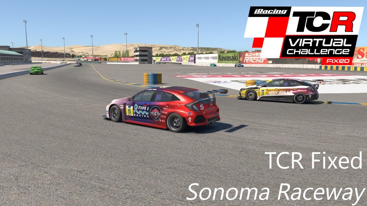 My First Ever Race Here on iRacing | iRacing TCR Fixed at Sonoma Raceway