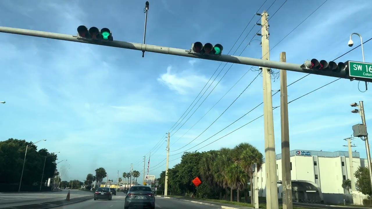 Driving from Kendall, Florida to Homestead, Florida neighborhoods
