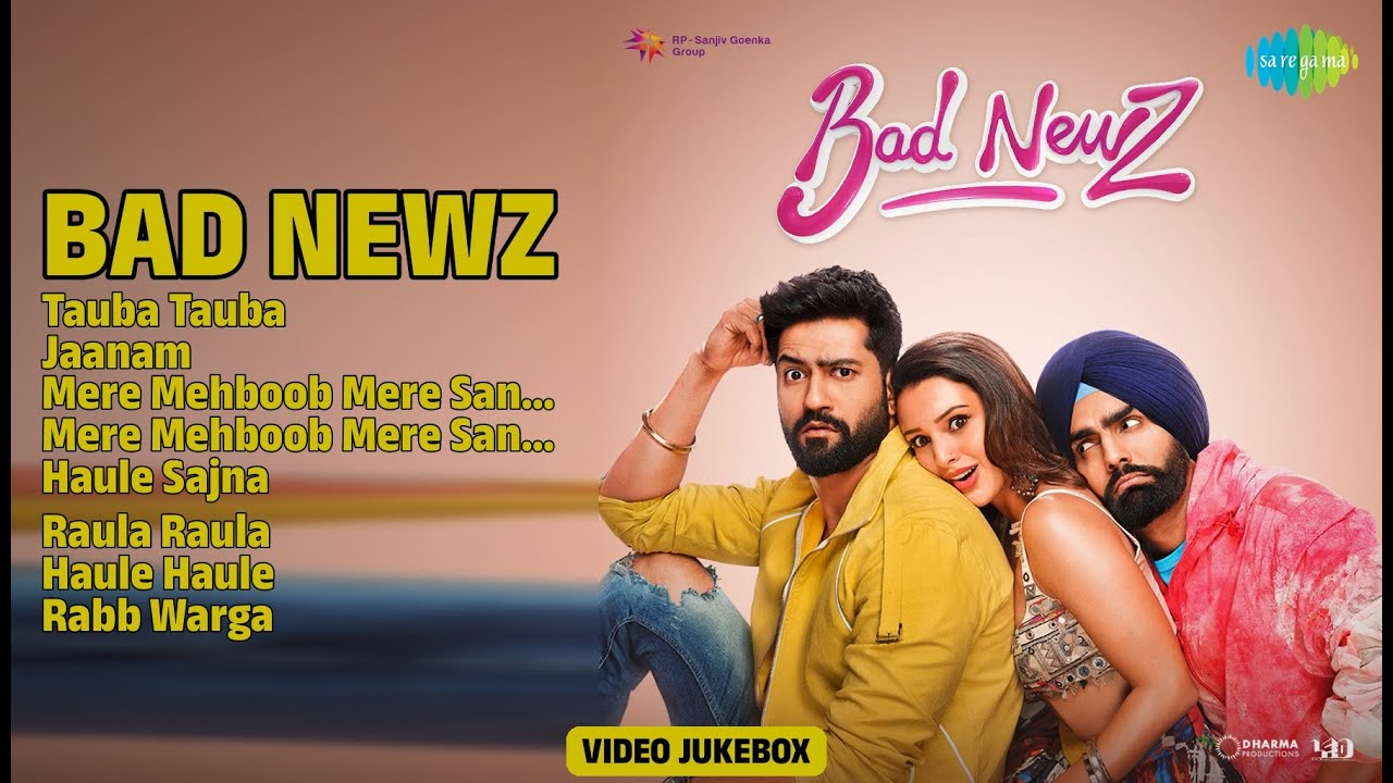Bad Newz | Video Jukebox | Tauba Tauba | Jaanam | Mere Mehboob Mere Sanam