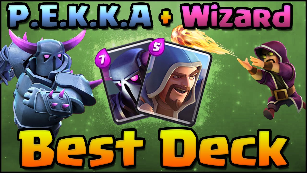 Clash Royale - Best Pekka & Wizard Deck Combo Attack Strategy for Arena 6 and Arena 7