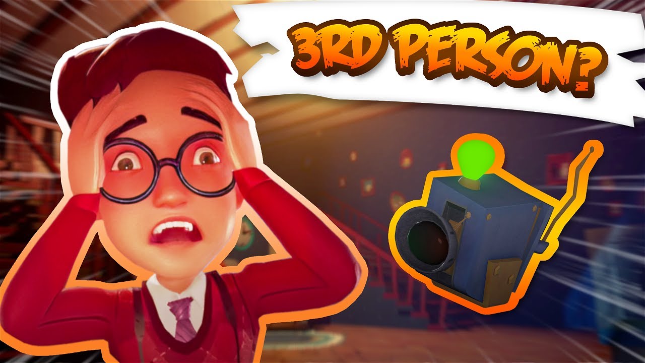 I Forced Myself To Play Secret Neighbor In 3RD PERSON...